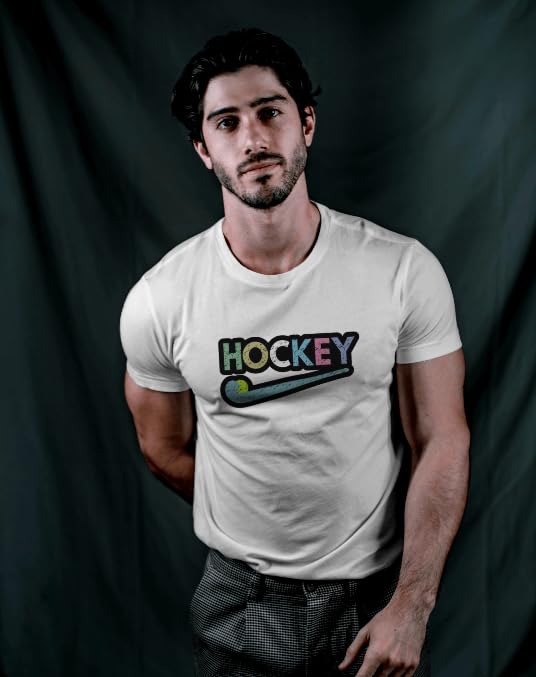 VASAL Unisex Hockey Practice T-Shirt | Dotted Sweat Control Fabric | Airflow Design | Gym & Training Wear | Soft & Quick Dry (in, Alpha, 2XL, Regular, White) 4
