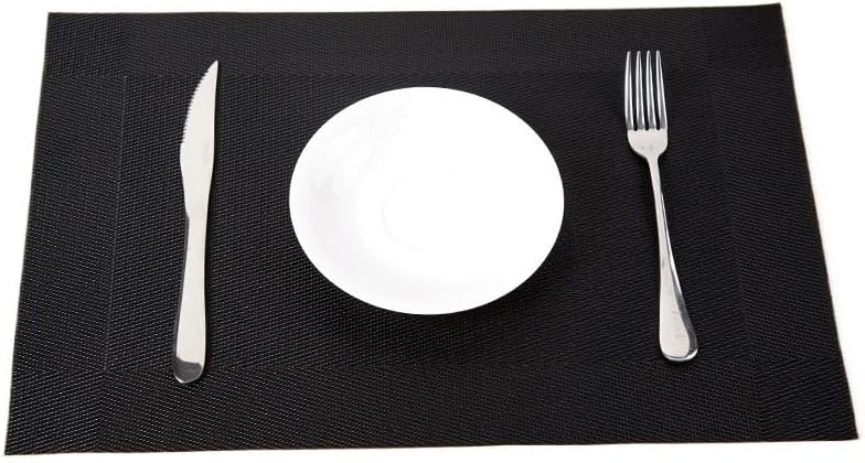 Placemat PVC Western Placemat Insulation Mat Hotel Family Washout Table Mat(D)