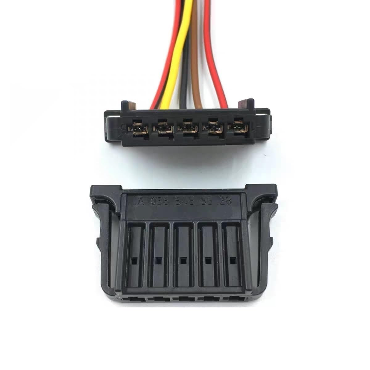 A0365455528 5-poliger Rücklicht-Anschlussstecker mit Drahtkabel-Pigtail-Reparatursatz, passend for Mercedes-Benz B160 B180 B200 B260 Ersatzteil (Color : 1pcs)