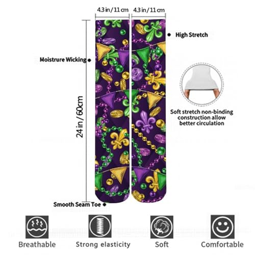 Soft Long Boot Stockings Over Knee Socks Thigh High Socks Unisex Stockings3