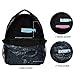 Oarencol Magic Dark Dragon Galaxy Space Black Backpack Bookbag Daypack Travel School Bag
