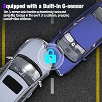 3 Channel 4K Dash Cam with 5GHz WiFi & APP Control, 4K/2.5K+1080P+1080P Front Inside and Rear, Triple Dash Camera with 64GB Card, G-Sensor, 24 Hours Parking Mode, Loop Recording, Night Vision - Image 5