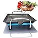 ZGHQHCDRH Barbecue, Griglia Giapponese, griglia da Tavolo, vaschetta for Il Grasso, griglia da Tavolo con Piastra con Zona griglia a Nido d'Ape, Rivestimento Antiaderente immagine