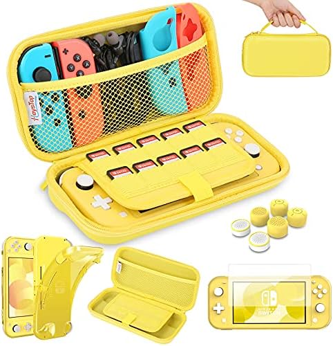 Amazon Com Heystop Compatible With Switch Lite Carrying Case Switch Lite Case With Soft Tpu Protective Case Games Card 6 Thumb Grip Caps For Nintendo Switch Lite Accessories Kit Yellow Video Games Amazon Com Heystop Compatible With Switch Lite Carrying Case Switch Lite Case With Soft Tpu Protective Case Games Card 6 Thumb Grip Caps For Nintendo Switch Lite Accessories Kit Yellow Video Games