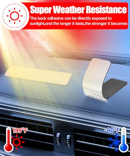 Image of PHIXBEAR Hook and Loop Strips with Super Adhesive Heavy Duty, Heat Resistant Waterproof, Outdoor or Indoor Use, 16 Sets Black 0.98x3.94 Inch