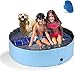 Bardzo duży basen dla zwierząt domowych, antypoślizgowy odporny na UV PVC. Składany paddling basen basenem do kąpieli frisbees dla psów, kotów, dzieci, pogrubienie trwałego przenośnego psa basen dla k