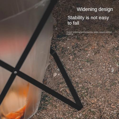 Guardar restos de cocina en exteriores con este estante plegable 5