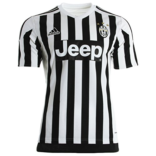 adidas Herren Heimtrikot Juventus Turin Replica, White/Black, S
