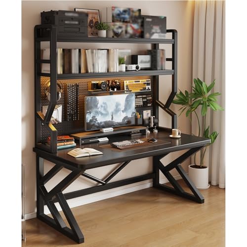 XADBDM �I�t���f�X�N �Q�[�~���O�f�X�N ���b�N�t�� �_�u���z���E�݌v �w�K�e�[�u�� ���w���[�X�y�[�X K�^4cm�u���P�b�g �w�K�� �����^���|�� �ω׏d300kg �׋��� �I�̃f�U�C�� �ۂ��e�[�u���̊p ��l��炵 ���S���S�݌v (�֎q�͊܂܂�Ă���