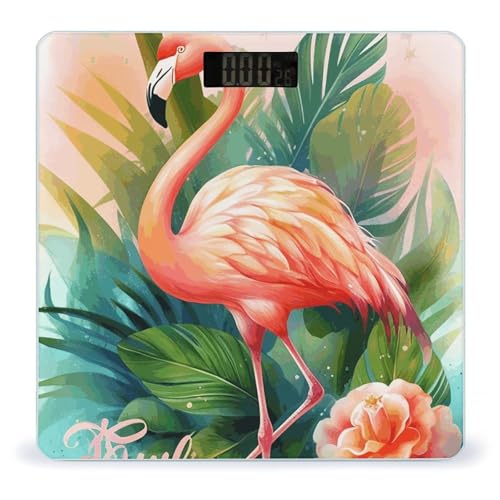 Báscula digital de baño con pantalla LCD y capacidad de 400 lb