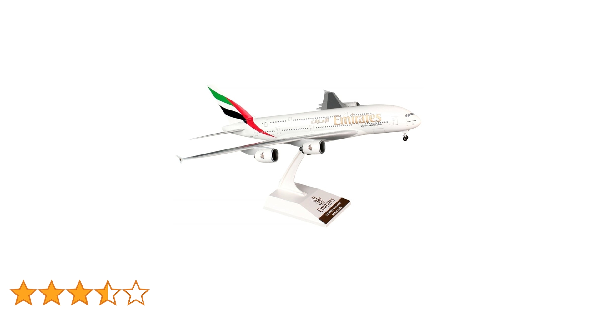 エミレーツ航空　エアバスA380-800　1/200 Gemini200 A380-800 エミレーツ航空 新塗装 A6-EOH 1/200