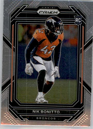 2022 Panini Prizm #398 Nik Bonitto RC Rookie Denver Broncos NFL Football Trading Card