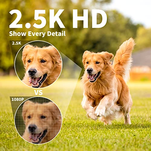 Vsmahome Security Camera Outdoor With Spotlight, 2.5K Hd With Color Night Vision, Mini G3 Pro Outdoor Camera With Smart Human Detect & Alarm,2-Way Talk,Cloud/Sd,Ip65 For Outdoor Pet Cam #TOP1