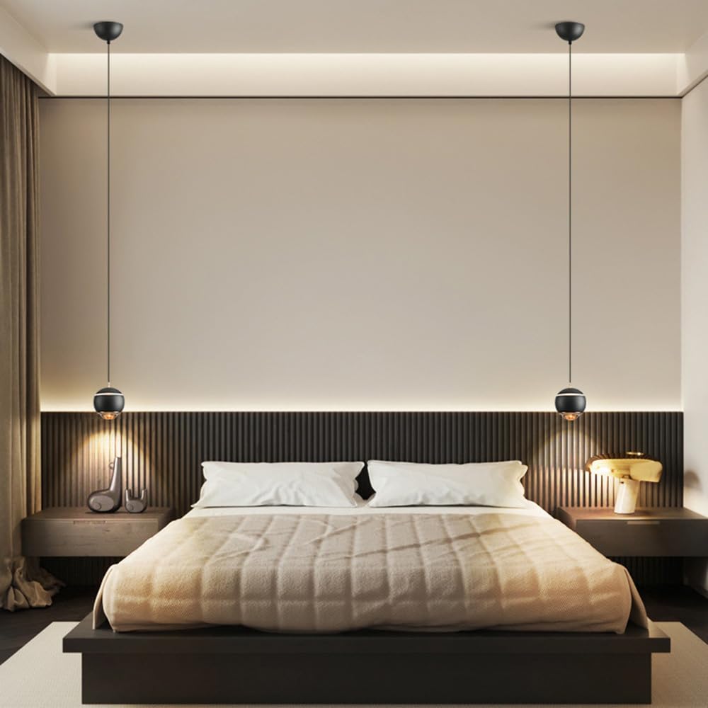 Nordycki żyrandol LED przy łóżku w sypialni, nowoczesny minimalistyczny żyrandol aluminiowy do salonu, jadalni, odpowiedni do gabinetu, baru, hotelu, biznesu, oprawa oświetleniowa.
