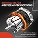 A-Premium Alternator Compatible with Honda Civic 2016-2023 2.0L, Automatic Transmission, 12V 135A 7-Groove Decoupler Pulley Clockwise, Replace# 311005BAA01RM