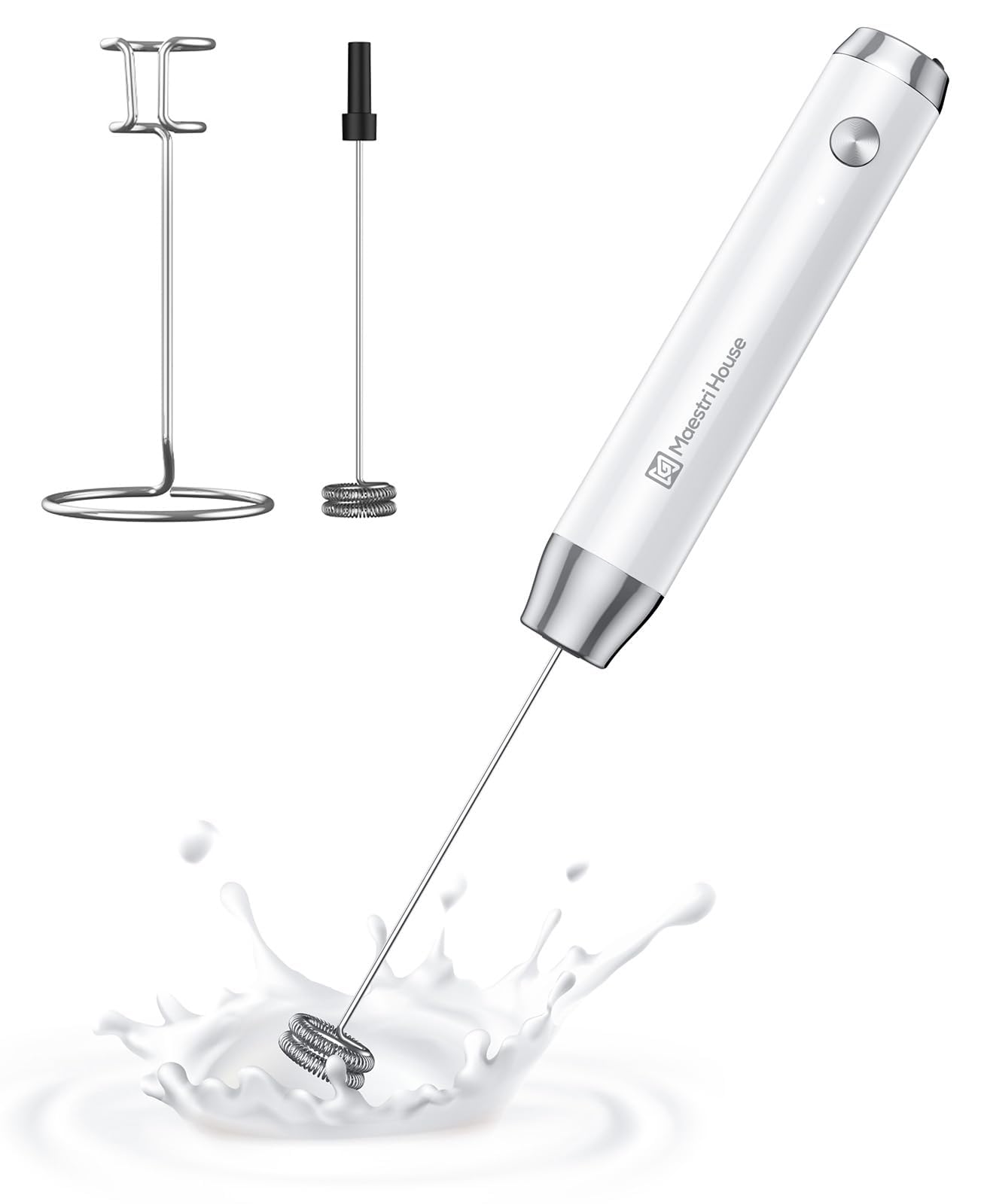 Maestri House LunaFro: Rechargeable Milk Frother -9 Maestri House LunaFro: Rechargeable Milk Frother -9