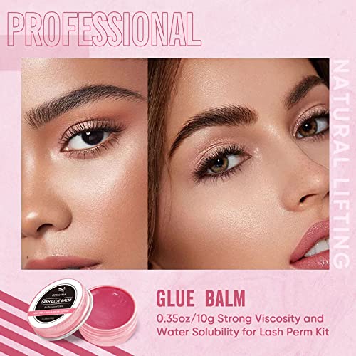 5. Bild von PERMANIA Lash Lifting Kleber, Wimpernlifting Kleber, Wimpernkleber, Augenbrauen kleber,Erdbeergeschmack, Schnell trocknend -10g