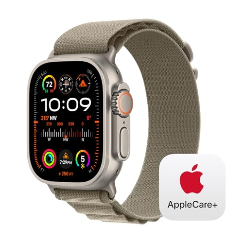 Apple Watch Ultra 2 GPS + Cellular 49mm Titanium Case with Olive Alpine