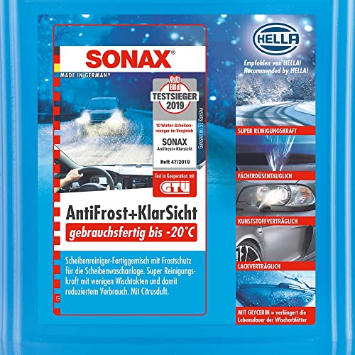SONAX 2X 03325000 antivries & helder zicht gebruiksklaar tot -20 °C vorstbescherming 5 l - Image 5
