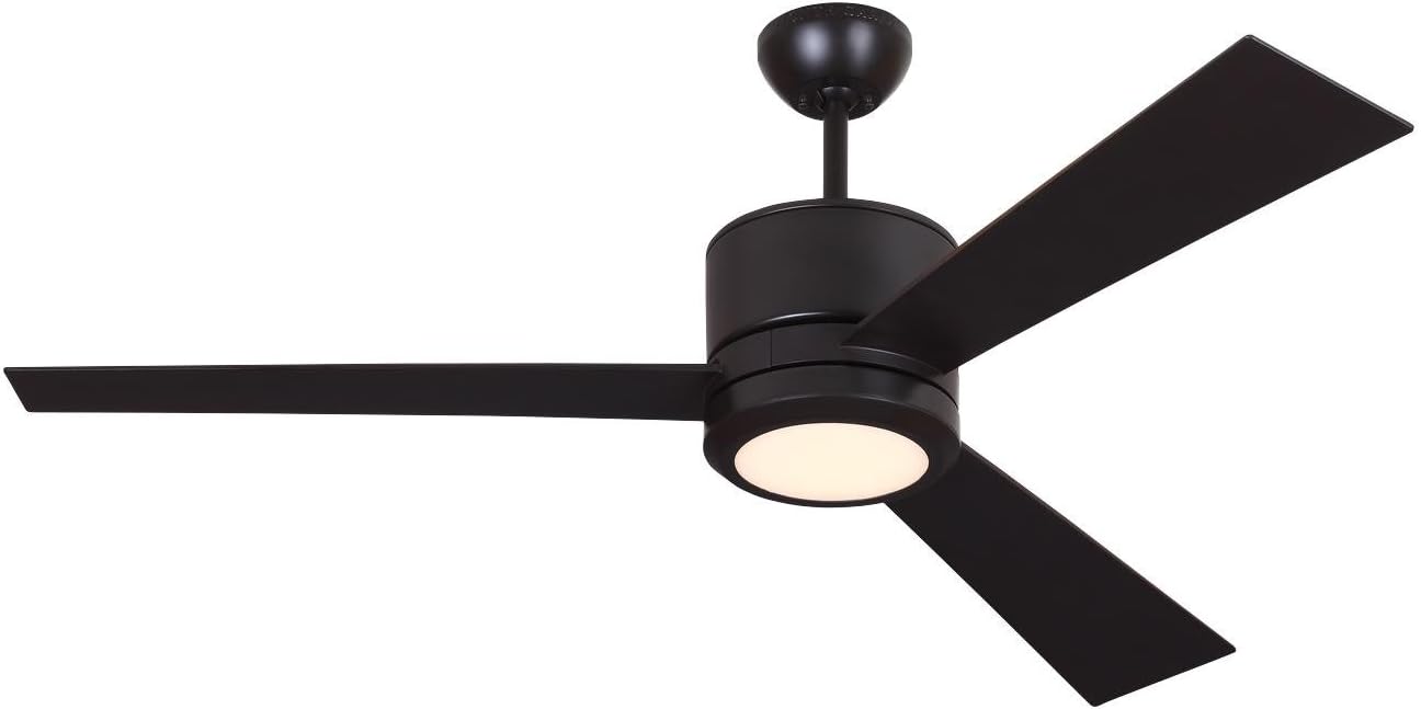 Monte Carlo 3VNR52OZD-V1 Vision 52" Ceiling Fan with LED Light and 2 in 1 Wall/Hand Remote Control, Oil Rubbed Bronze Monte Carlo 3VNR52OZD-V1 Vision 52" Ceiling Fan with LED Light and 2 in 1 Wall/Hand Remote Control, Oil Rubbed Bronze