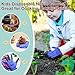 KAHACIYO Kids Nitrile Gloves, Disposable Nitrile Gloves for 4-10 Years - Latex and Powder Free -Kid Size for Cooking, Gardening Crafting, Painting, Cooking, Cleaning(100PCS)