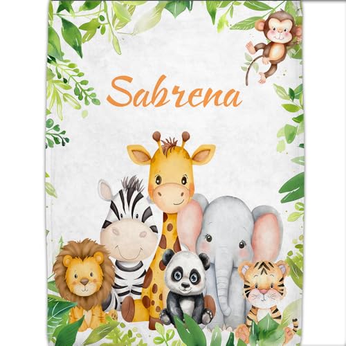 Image of Custom Baby Blanket,Personalized Blankets for Kids with Names,Customized Blankets with Name for Boy,Personalized Baby Blanket for Girl Customized Blanket,Gift for Birthday Christmas(50 inchX60 inch)