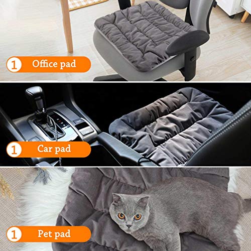 raspbery Draagbaar draadloos verwarmd zitkussen, verwarmingskussen tegen rugpijn en krampen, oplaadbaar met 3 warmte… - Image 5