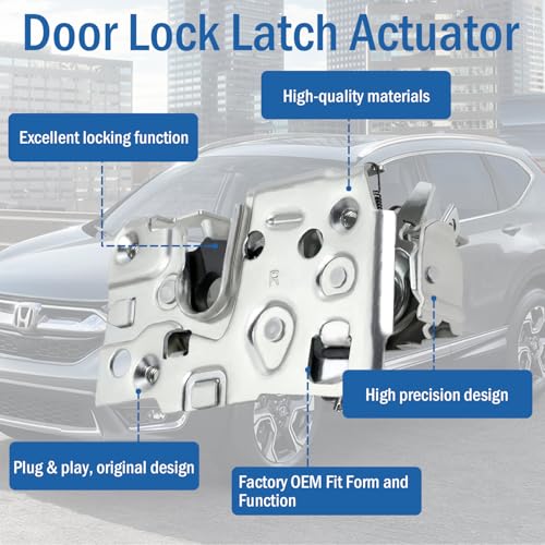 Image of Front Right RH Passenger Side Door Lock Latch Actuator 940-103 Compatible with Chevy GMC C1500 C2500 C3500 K1500 K2500 K3500 S10 Safari Yukon Suburban Kodiak Tahoe, Replaces 16631626 16602474