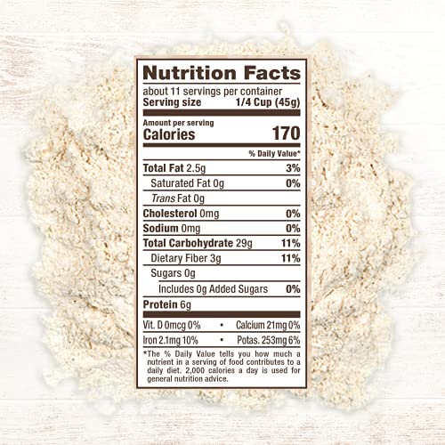 Roland Foods Quinoa Flour, Gluten-Free, Non-Gmo, Specialty Imported Food, 17.6 Oz Bag, 1.1 Pound (Pack Of 1) (41224722682) #TOP4