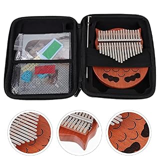 BIENKA 17 Touches Pouce Piano Hibou Forme Acajou Kalimba Mbira Doigt Piano Kalimba avec Sac De Rangement Marteau for… - Les Beatles, Paul McCartney, John Lennon, RIngo Starr, George Harrison BIENKA 17 Touches Pouce Piano Hibou Forme Acajou Kalimba Mbira Doigt Piano Kalimba avec Sac De Rangement Marteau for… – Image 4
