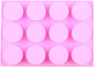 12 Cavity Round Silicone Molds Cylinder Chocolate Mold For Chocolate Candy