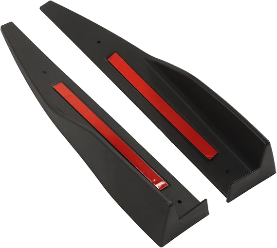 Rocker Winglet Diffuser Stylish Side Skirt Spoiler Anti-Scratch Resistant Aerodynamic Design Compatible with Automotive