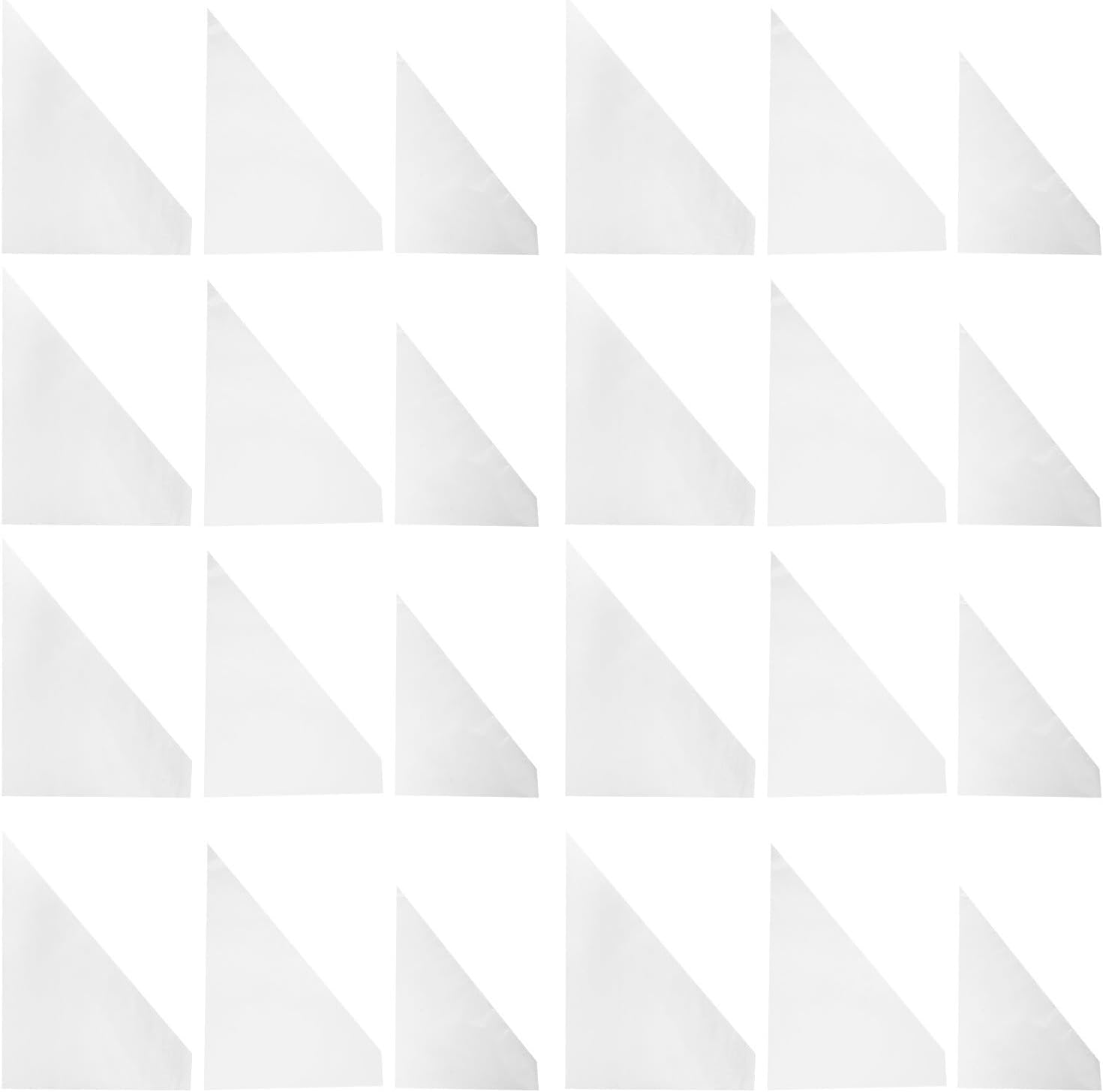 300pcs Frosting Piping Bags, Triangular Plastic