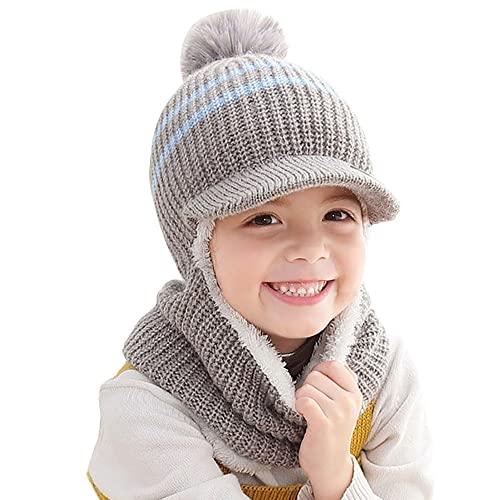 Bonnet D'hiver Tricoté Pour Bébé/tout-petit – Taille Unique, Acrylique Chaud, Unisexe, Avec étiquettes