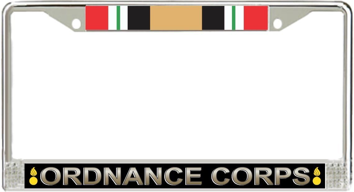 MilitaryBest U.S. Army Ordnance Corps Iraq Veteran License Plate Frame