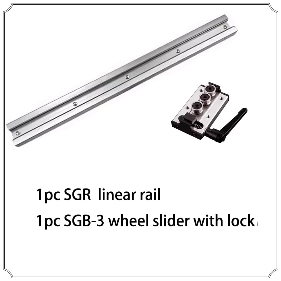 1 szt. Prowadnica liniowa dwuosiowa SGR15N 1200 mm-2000 mm + blok blokujący prowadnicę o dużej prędkości SGB15N + blokada do części CNC(1pcSGR15N-SGB 3lock,1900MM)
