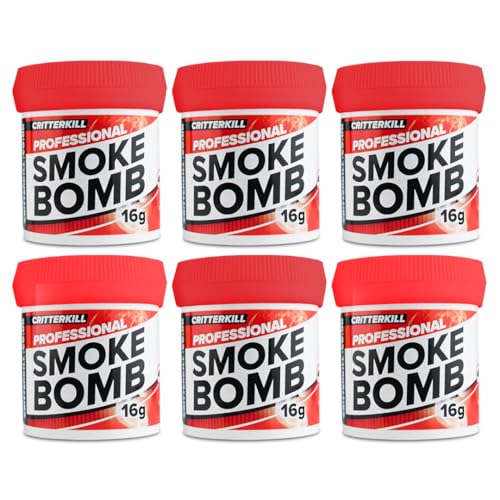 16g Smoke Bomb Fogger For Fleas, Bedbugs, Moths and all insects | Professional Strength (6) option