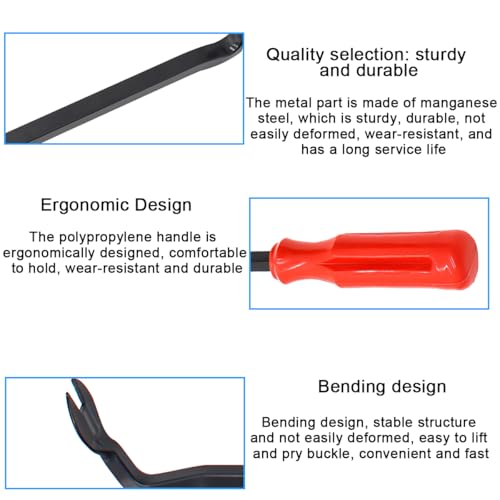 image for Mandark 100PCS Car Bumper Retainer Clips, 8mm Plastic ATV UTV Body Riv