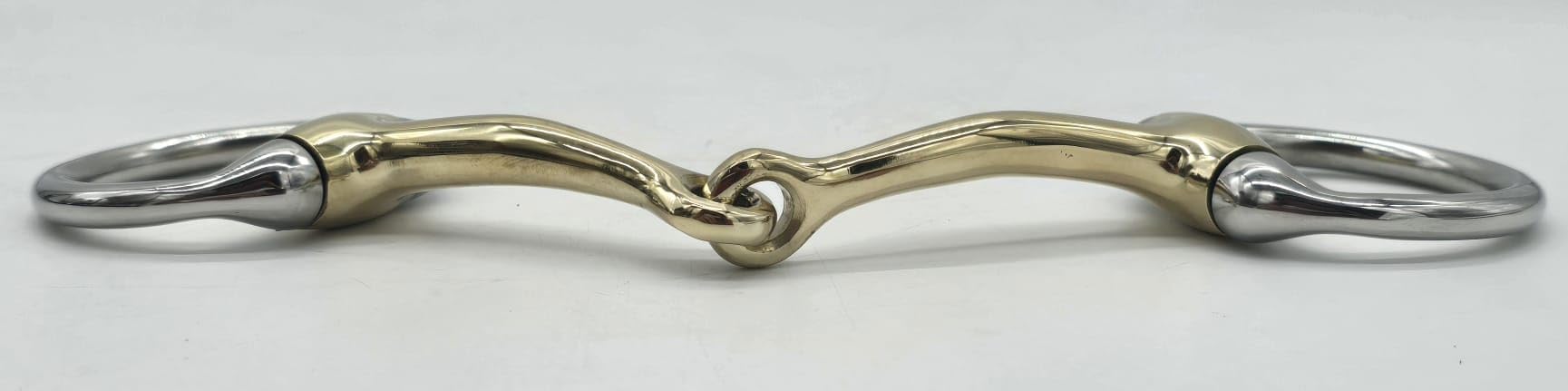 Tysons Breeches Wassertrense D Ring Gebiss German Silver 9,5 10,5 11,5 Super Zart und FEIN verarbeite einfach gebrochen (10,5 cm)