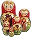 Bear Tale 5-Nest Matreshka Nesting Dolls Set - 120055 by G.DeBrekht