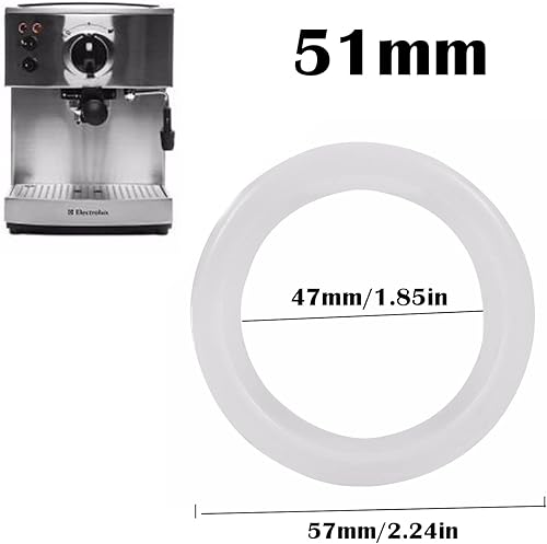 Miniatura 5 de Anillo de vapor de silicona de 2.008 in Junta de silicona para máquina de café Delonghi Accesorios de máquina de café espresso Anillo de sello de