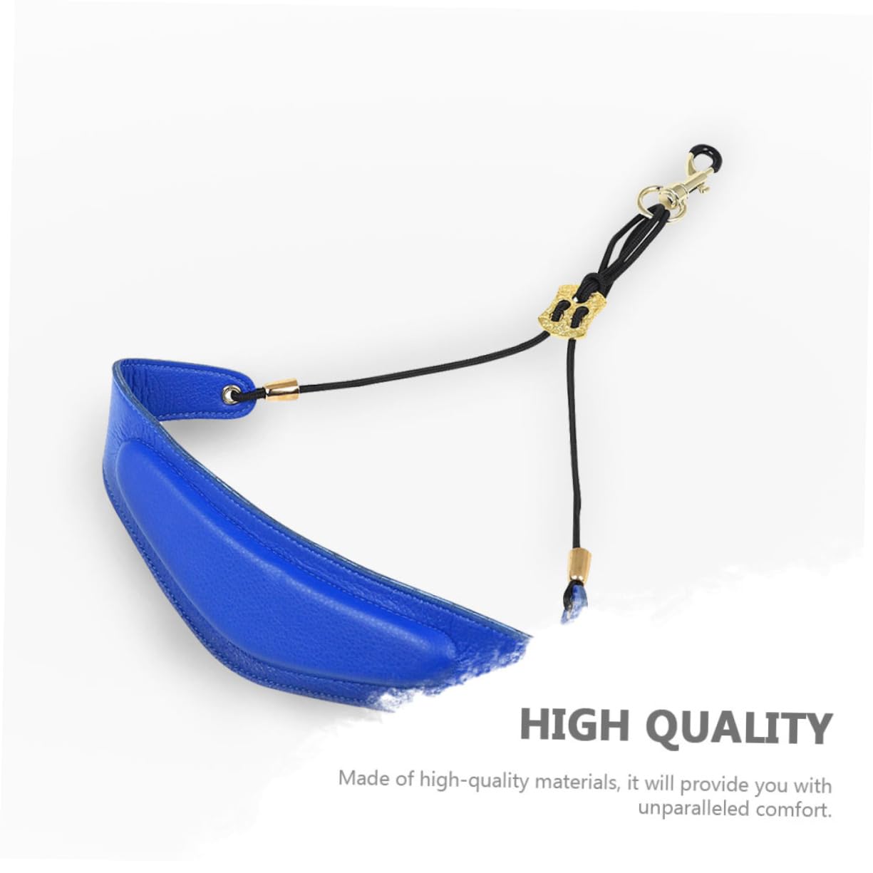 ibasenice 3pezzi Cinghia Per Sassofono Imbottito Tracolla Comoda e Traspirante Per Musicisti Colore Blu Accessorio Per Strumenti Musicali