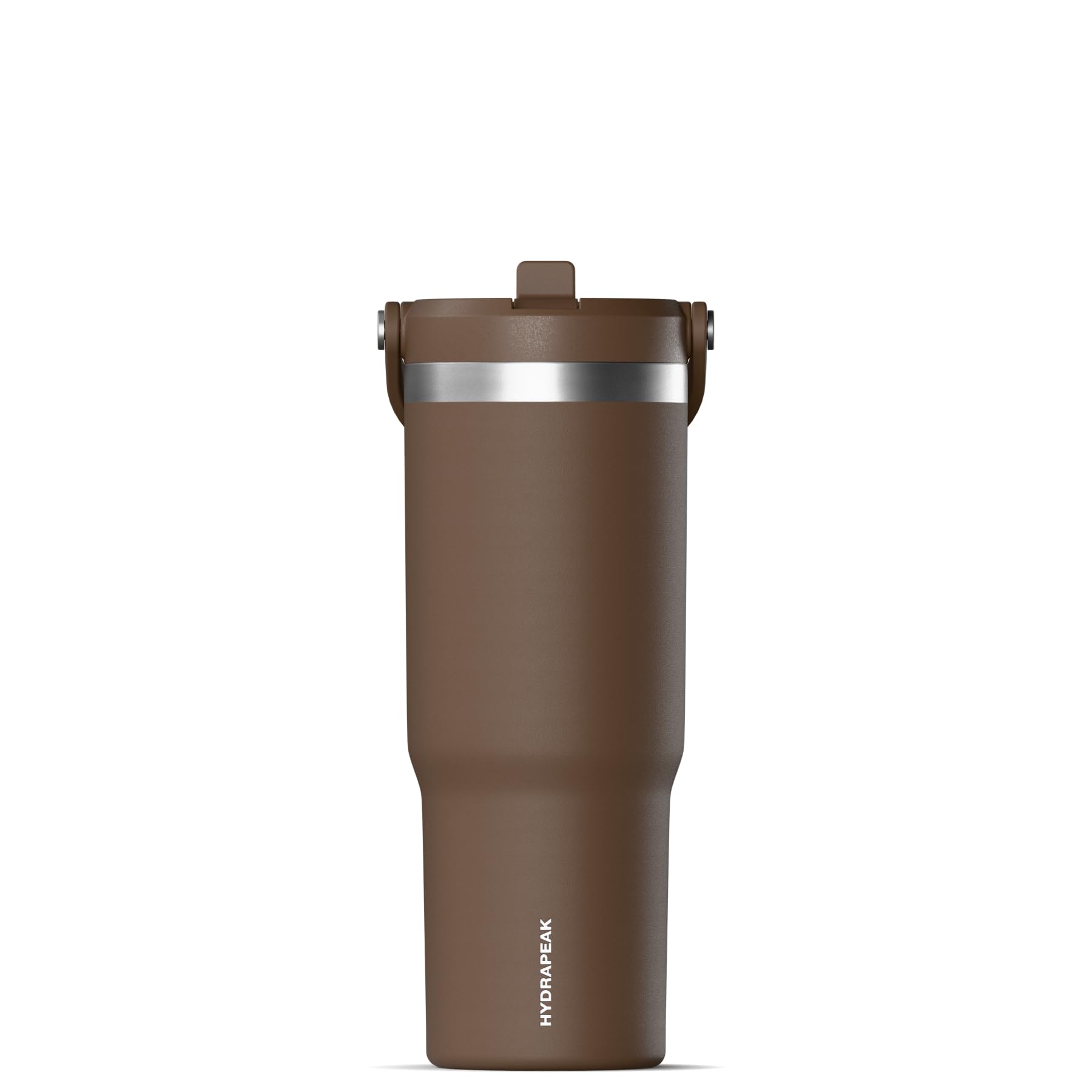 Nomad 32oz Stainless Steel Insulated Travel Tumbler with Handle & Straw Lid, Leakproof, Cupholder Friendly, Gym, Travel & Everyday Hydration, Cold 24 Hours (Espresso)