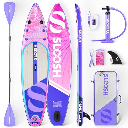 Sloosh Tabla De Paddle Surf Hinchable, 11 6 Stand-Up Paddle Con Accesorios Premium, Cubierta De Eva Antideslizante, Bolsa De Transporte Con Bomba Sloosh Tabla De Paddle Surf Hinchable, 11 6 Stand-Up Paddle Con Accesorios Premium, Cubierta De Eva Antideslizante, Bolsa De Transporte Con Bomba