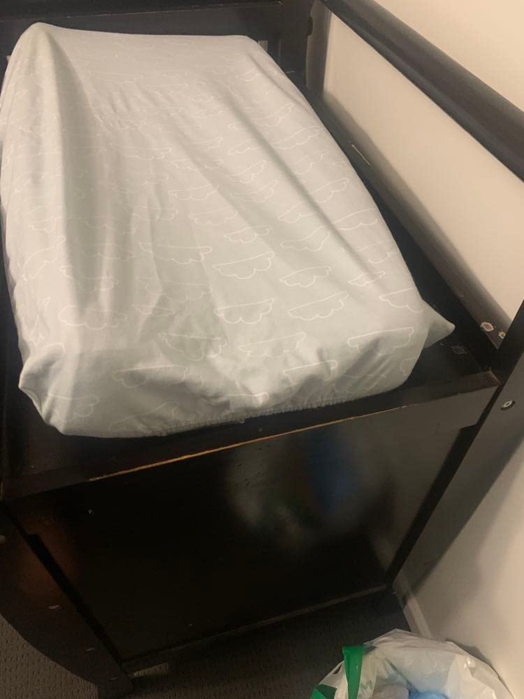 Bubba Blue Nordic Waterproof Change Mat Cover, 48 x 82 cm Size, Sky