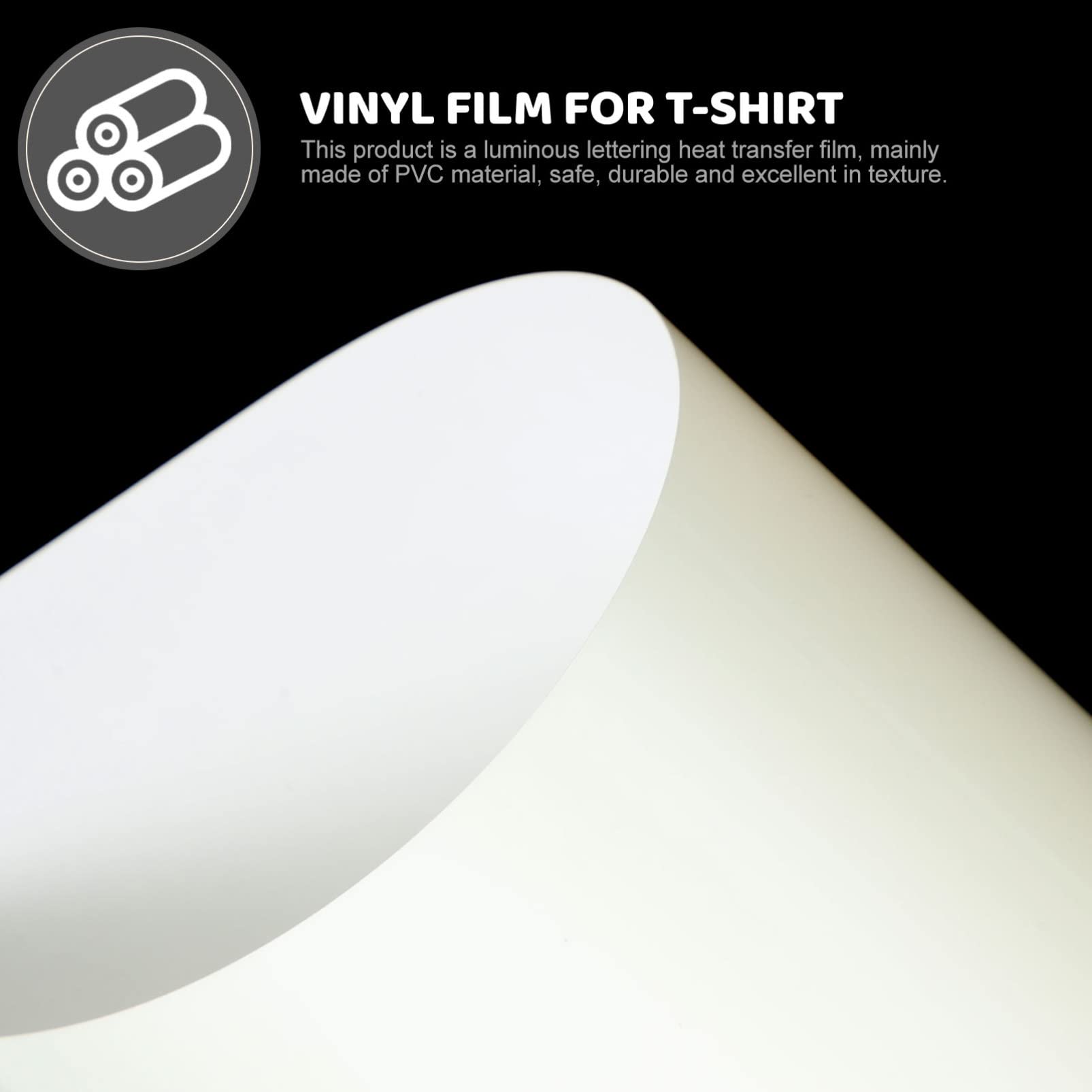 AUTSUPPL Iron on Vinyl Heat Transfer Film for DIY Projects Home Decor Transfer Sheets