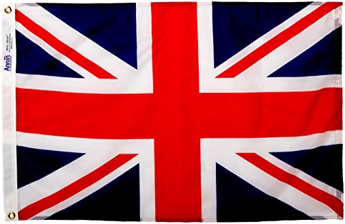 Drapeau du Royaume-Uni NYL-glo Solarguard Annin Flagmakers 2x3 ft