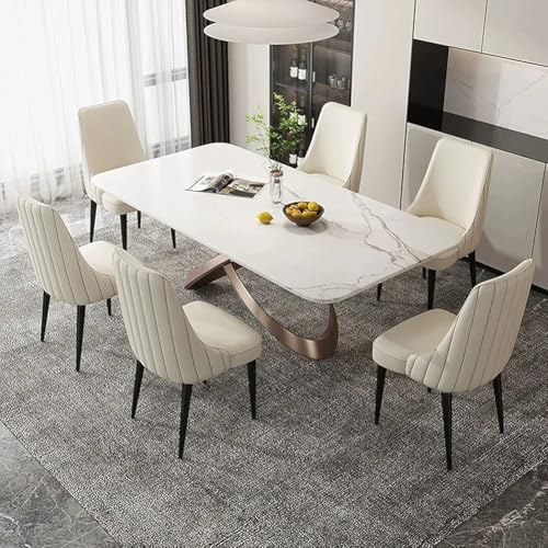 Image of Dream Furnishing - Set of 4 Dinning Chairs Elegant & Luxury Looks Strong Metal Frame Legs for Home Cafe Office Hotel (Khaki-Black Legs)