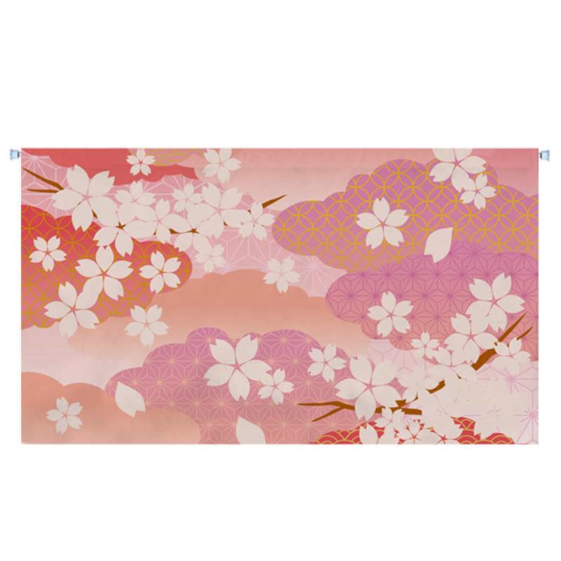 Cortina japonesa noren de 140x80cm para recrear un auténtico restaurante de sushi en casa
