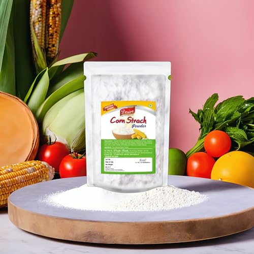 Image of Desire Baker's Corn Starch - 1kg | Gluten-Free Cornflour for Baking, Sauces, Gravies, and Puddings | Premium Thickening Agent